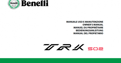 Libro mantenimento Benelli TRK 502