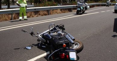 Accidente moto