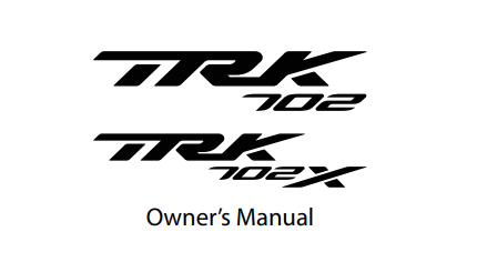 Manual propietario TRK 702